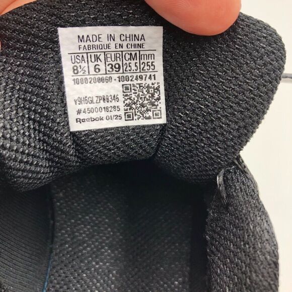 Reebook Women's Black Mesh Top Comfort Sneakers Lightweight Shoes Size 8.5 - Picture 11 of 12